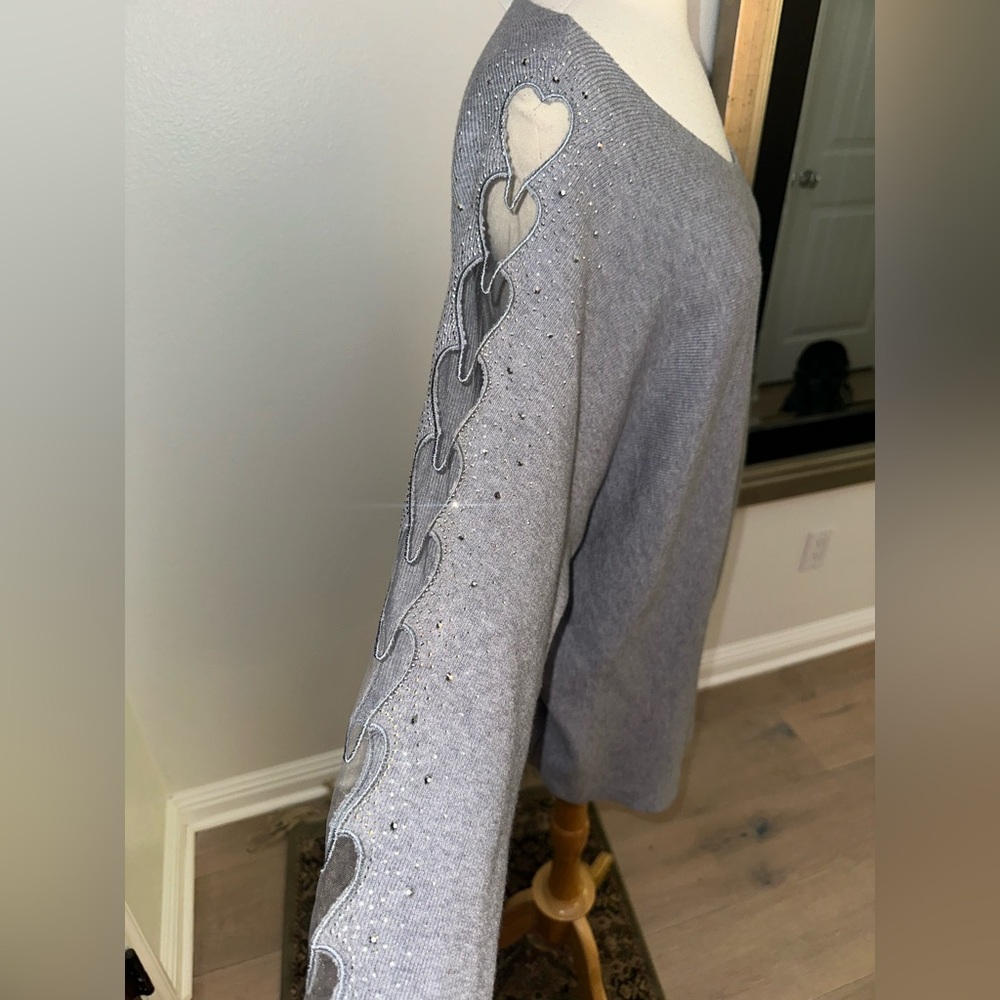 Stylish Gray Knit Fabric